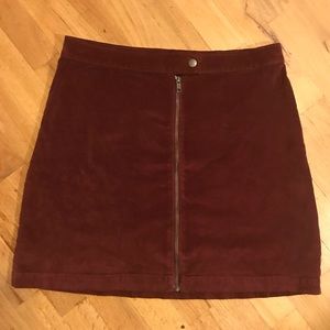 Madewell Zip Skirt